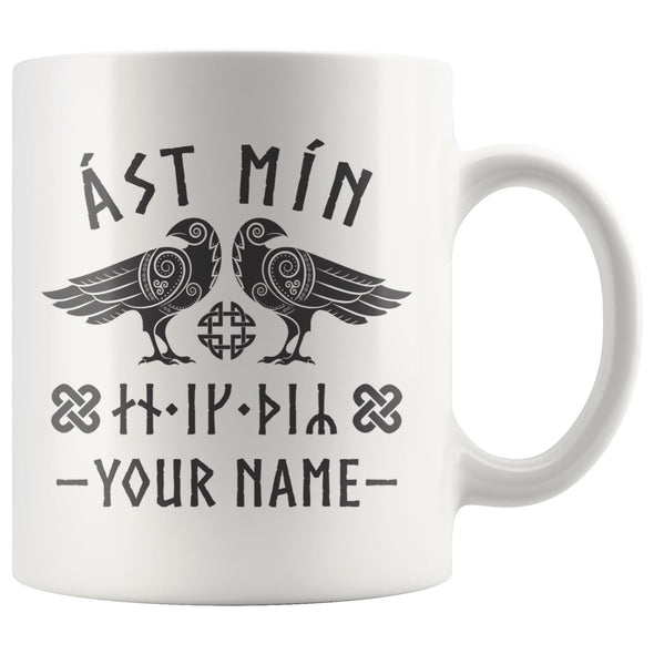 My Love Norse Personalized Raven MugDrinkware11oz Mug