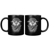 Nordic Viking Raven Valknut Coffe Mug Pagan Norse Mythology CupCeramic Mugs
