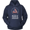 Norse American Valknut Runes HoodieT-shirtUnisex HoodieNavyS