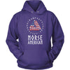 Norse American Valknut Runes HoodieT-shirtUnisex HoodiePurpleS