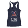 Norse American Valknut Runes Racerback TankT-shirtNext Level Racerback TankNavyXS