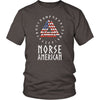 Norse American Valknut Runes T-ShirtT-shirtDistrict Unisex ShirtHeather BrownS