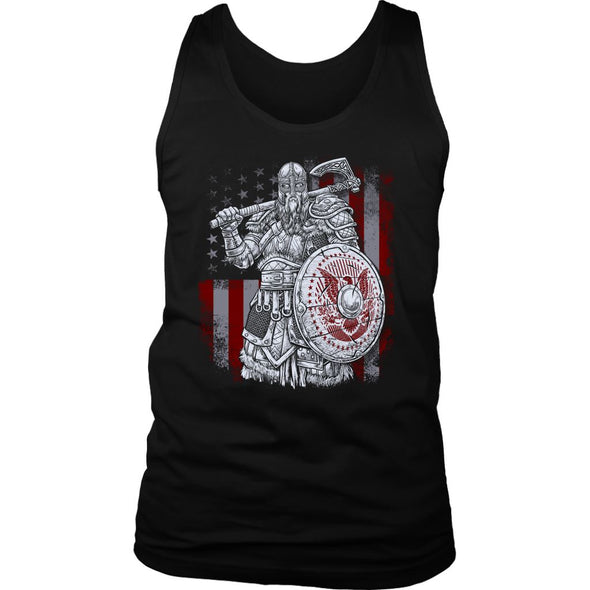 Norse American Viking Mens Tank TopT-shirtDistrict Mens TankBlackS