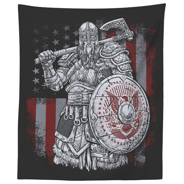 Norse American Viking Wall TapestryTapestries60" x 50"