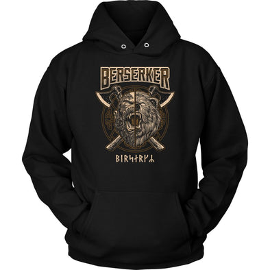 Norse Berserker Viking HoodieT-shirtUnisex HoodieBlackS