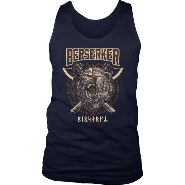 Norse Berserker Viking Mens Tank TopT-shirtDistrict Mens TankNavyS