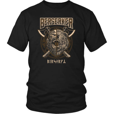 Norse Berserker Viking T-ShirtT-shirtDistrict Unisex ShirtBlackS