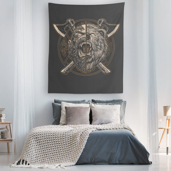 Norse Berserker Viking TapestryTapestries