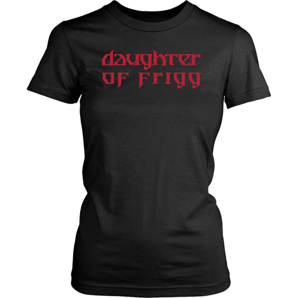 Norse Daughter of Frigg Womens T-ShirtT-shirtDistrict Womens ShirtBlackXS