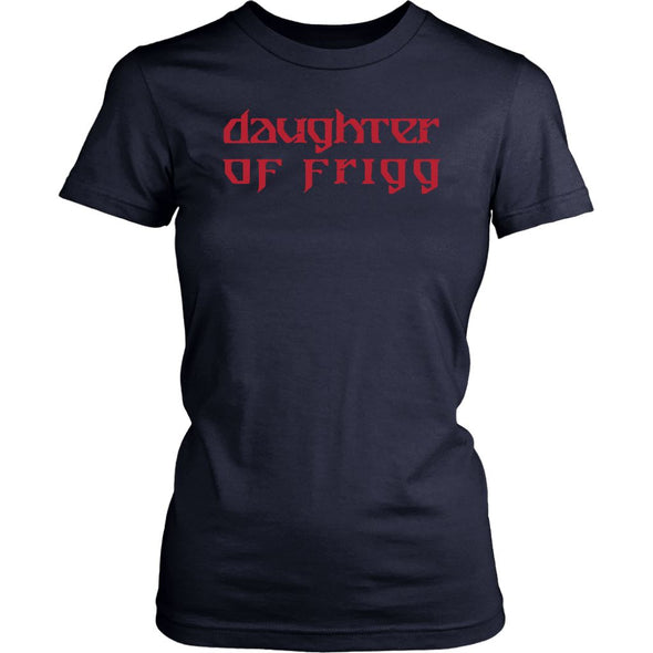 Norse Daughter of Frigg Womens T-ShirtT-shirtDistrict Womens ShirtNavyXS