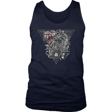 Norse Fenrir Mens Tank TopT-shirtDistrict Mens TankNavyS