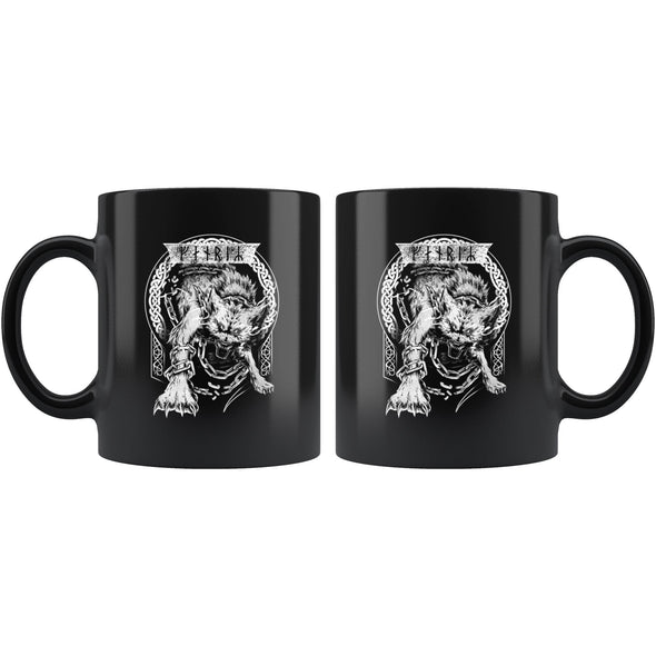 Norse Fenrir Runes Coffee MugDrinkware