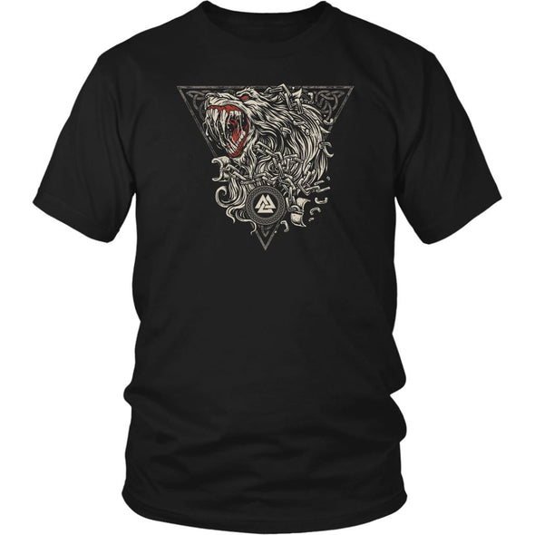 Norse Fenrir T-ShirtT-shirtDistrict Unisex ShirtBlackS