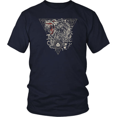 Norse Fenrir T-ShirtT-shirtDistrict Unisex ShirtNavyS