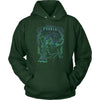 Norse Green Fenrir Runes HoodieT-shirtUnisex HoodieDark GreenS