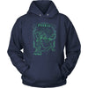 Norse Green Fenrir Runes HoodieT-shirtUnisex HoodieNavyS