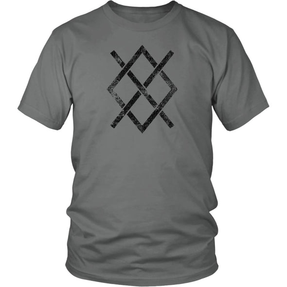Norse Gungnir Odin Symbol T-ShirtT-shirtDistrict Unisex ShirtGreyS