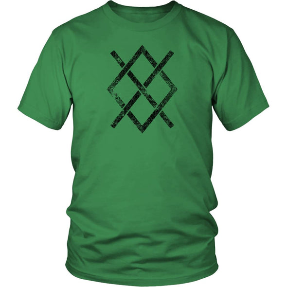 Norse Gungnir Odin Symbol T-ShirtT-shirtDistrict Unisex ShirtKelly GreenS
