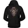 Norse Huginn Muninn Geri Freki Gungnir HoodieT-shirtUnisex HoodieBlackS