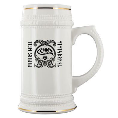 Norse Mimirs Well Beer SteinDrinkwareBlack