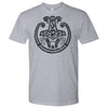 Norse Mjolnir Torc T-Shirt DistressedT-shirtNext Level Mens ShirtHeather GreyS