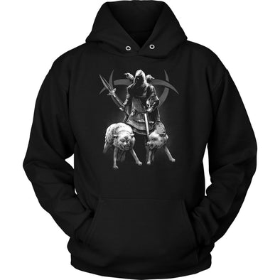 Norse Odin HoodieT-shirtUnisex HoodieBlackS