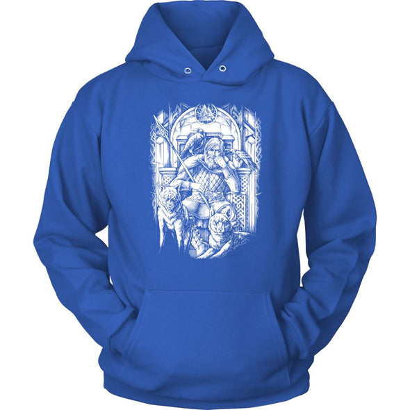 Norse Odin Valhalla HoodieT-shirtUnisex HoodieRoyal BlueS