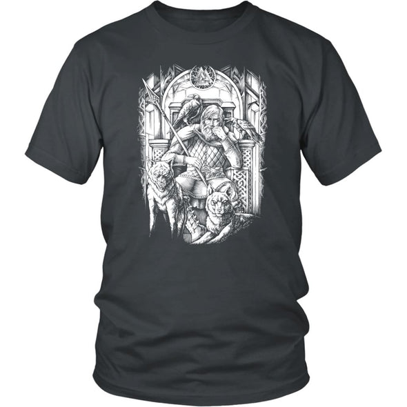 Norse Odin Valhalla ShirtT-shirtDistrict Unisex ShirtCharcoalS