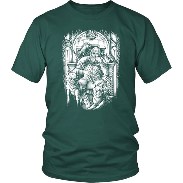 Norse Odin Valhalla ShirtT-shirtDistrict Unisex ShirtDark GreenS