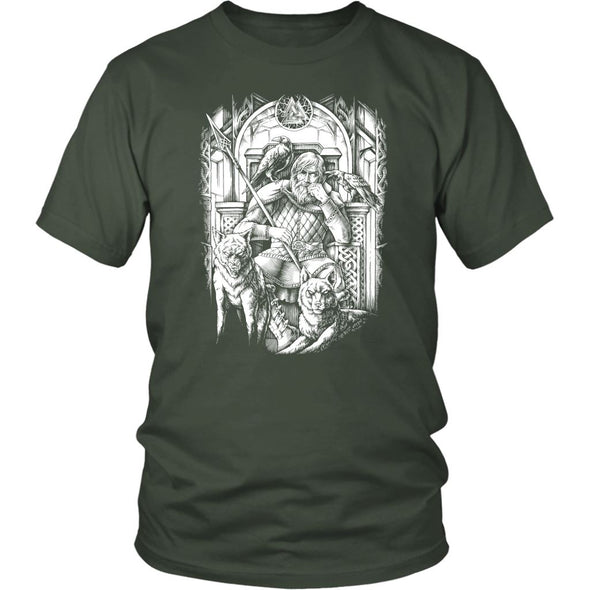 Norse Odin Valhalla ShirtT-shirtDistrict Unisex ShirtOliveS