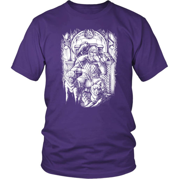 Norse Odin Valhalla ShirtT-shirtDistrict Unisex ShirtPurpleS