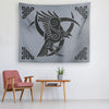 Norse Odins Raven Knots Wall TapestryTapestries