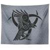 Norse Odins Raven Wall TapestryTapestries60" x 50"