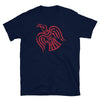 Norse Odins Red Raven T-ShirtNavyS