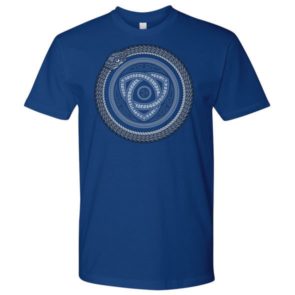 Norse Ouroboros Serpent T-ShirtT-shirtNext Level Mens ShirtRoyal BlueS