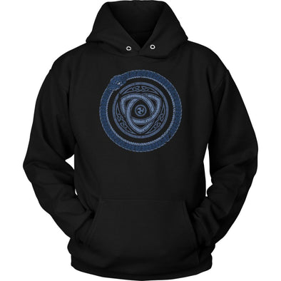 Norse Ouroboros Valknut HoodieT-shirtUnisex HoodieBlackS