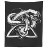 Norse Pagan Serpent Triquetra Wall TapestryTapestries60" x 50"