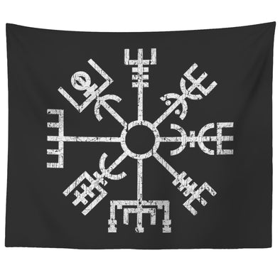 Norse Pagan Vegvisir TapestryTapestries60" x 50"