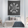 Norse Pagan Vegvisir Wall TapestryTapestries