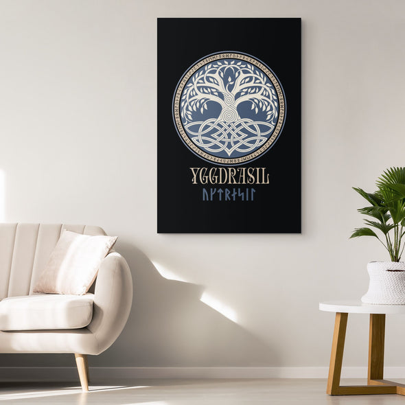 Norse Pagan Yggdrasil Canvas ArtCanvas Wall Art 2