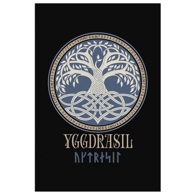 Norse Pagan Yggdrasil Canvas ArtCanvas Wall Art 28 x 12