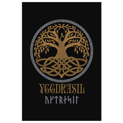 Norse Pagan Yggdrasil Canvas Wall ArtCanvas Wall Art 28 x 12