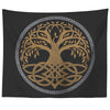 Norse Pagan Yggdrasil Knotwork Wall TapestryTapestries60" x 50"