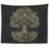 Norse Pagan Yggdrasil Knotwork Wall TapestryTapestries60" x 50"