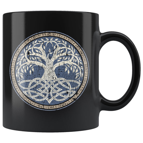 Norse Pagan Yggdrasil Tree of Life Mug 11ozDrinkwareDistressed