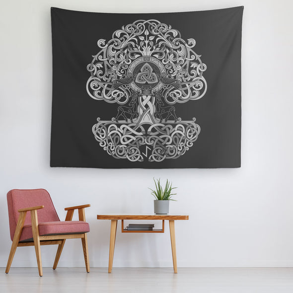 Norse Pagan Yggdrasil Wall TapestryTapestries