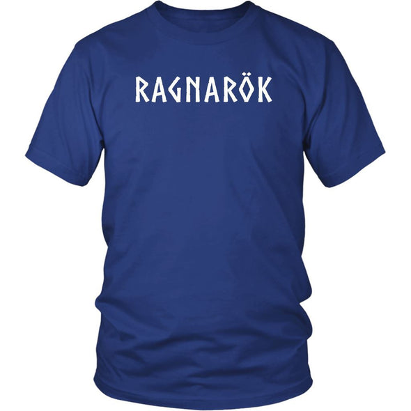 Norse Ragnarok Cotton T-ShirtT-shirtDistrict Unisex ShirtRoyal BlueS