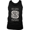 Norse Raven Huginn Muninn Tank TopT-shirtDistrict Mens TankBlackS