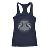 Norse Raven Thors Hammer Racerback TankT-shirtNext Level Racerback TankNavyXS