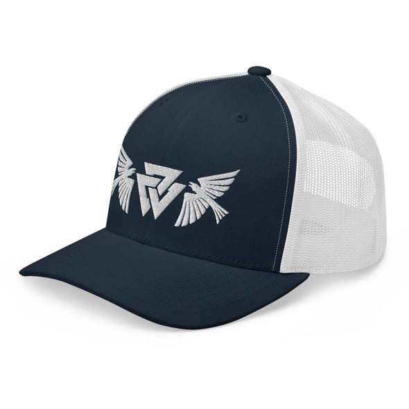 Norse Raven Viking Valknut Trucker Cap